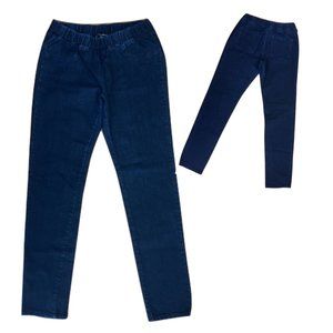 new🌺Active Basic Dark Blue Wash Skinny Jeggings L